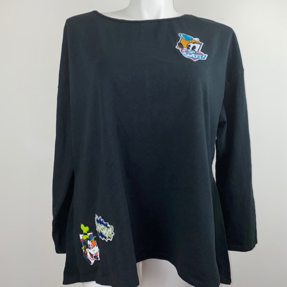 Disney Character Comic Patches Shirt, Size XXL